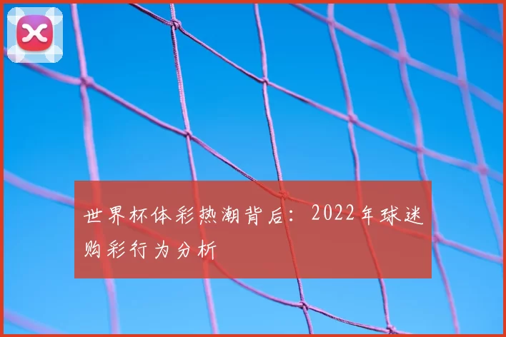 世界杯体彩热潮背后：2022年球迷购彩行为分析