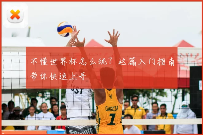 不懂世界杯怎么玩?这篇入门指南带你快速上手