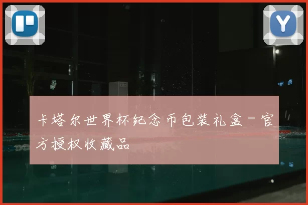 卡塔尔世界杯纪念币包装礼盒 - 官方授权收藏品